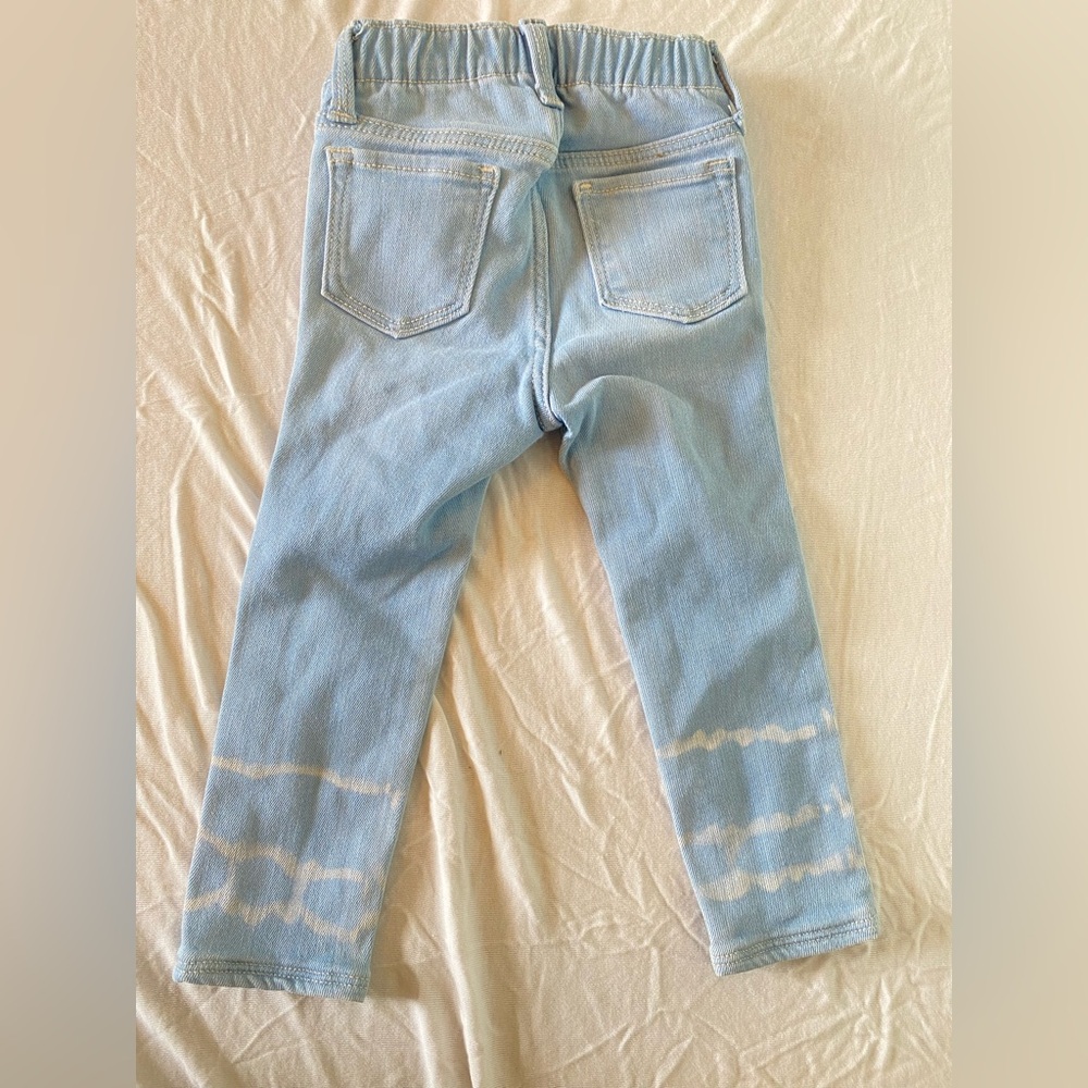 Light Blue Kids Denim Jeans: Old Navy Ballerina Size 2T. - Picture 2 of 6